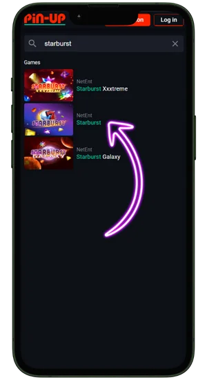 Open the Starburst Slot Game